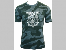 Agnostic Front - My Life My Way My Destiny, nočný maskáč-Nightcamo SPLINTER, pánske tričko 100%bavlna